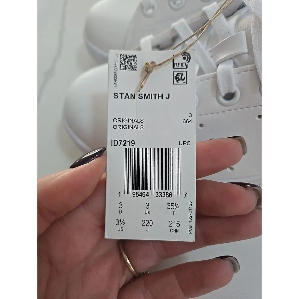 Adidas BAPE x Stan Smith CAMO Shoes Sneakers Kids Size 3.5 US NEW